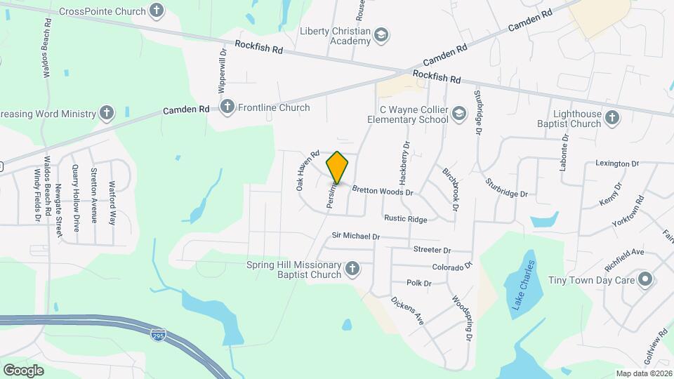 3705 Persimmon Rd Map and Location Details