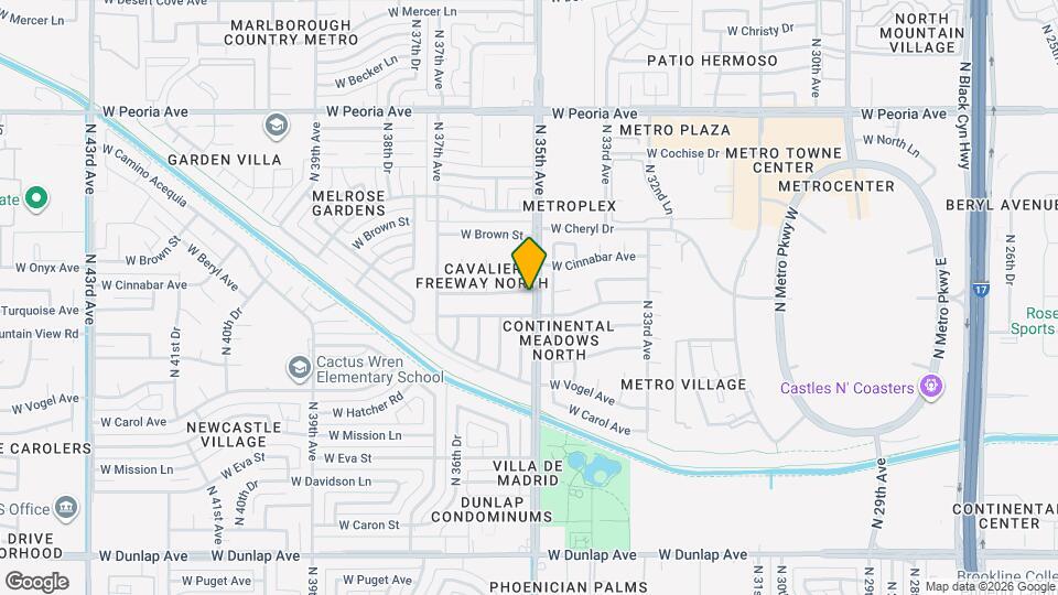 3501 W Ironwood Dr Mapa y Detalles de la Ubicación