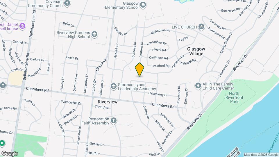 257 Coburg Dr Map and Location Details