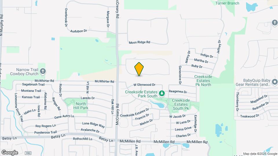 7304 Meadow Glen Dr Map and Location Details