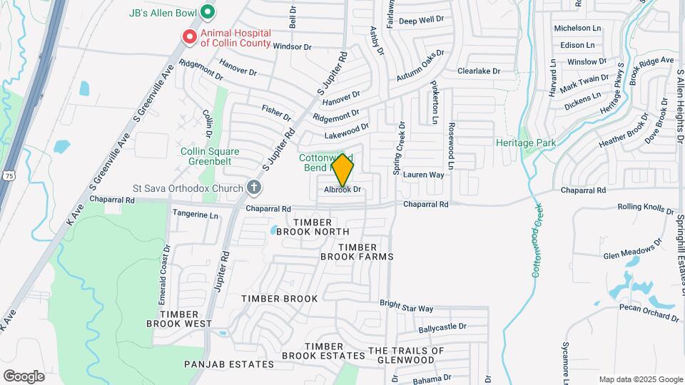 638 Albrook Dr Map and Location Details