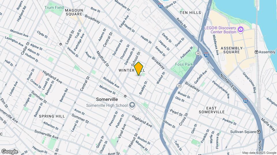 59 Marshall St, Unit 1 Map and Location Details