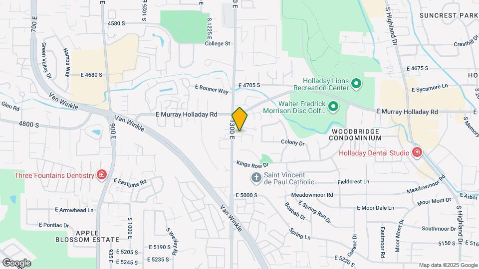 1309 Hidden Creek Ct Map and Location Details