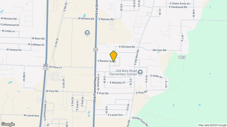 2912 S D Pl Map and Location Details