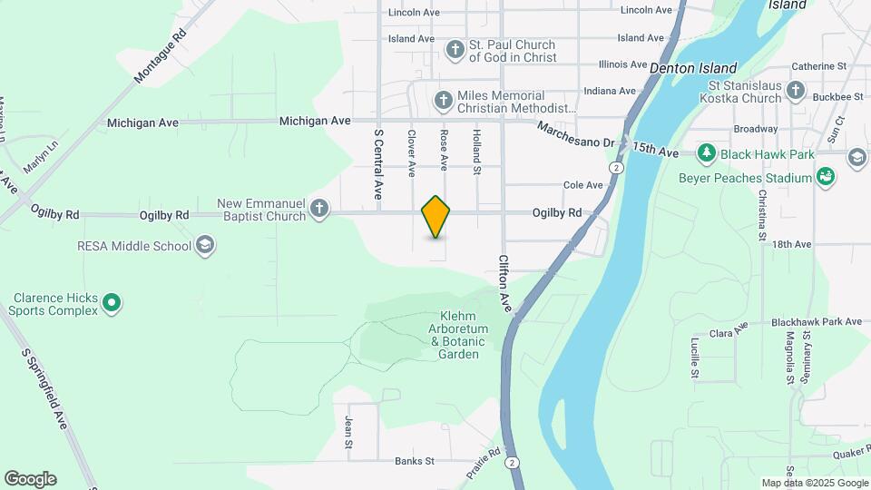 2423 Rose Ave Map and Location Details