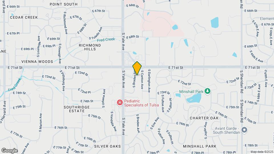 7131 S Braden Ave Mapa y Detalles de la Ubicación