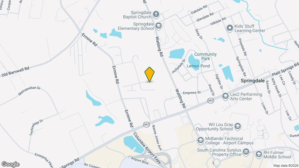 621 Honeydew Dr Mapa y Detalles de la Ubicación