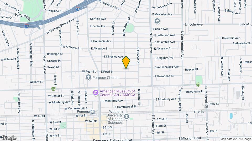 740-746 N Palomares St Map and Location Details