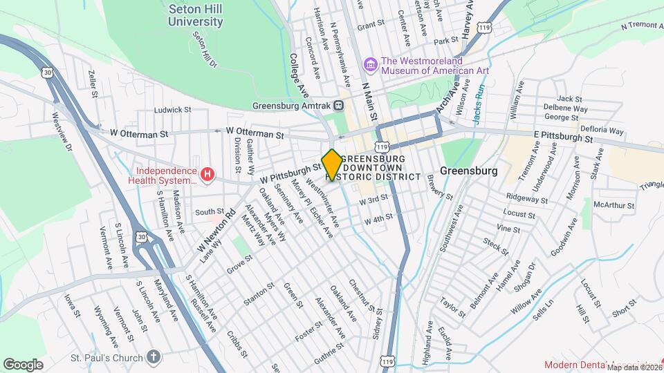 211 W 2nd St Map and Location Details