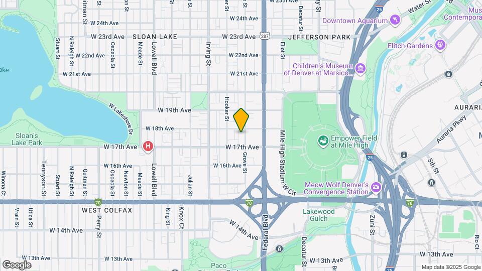 1733 Grove St Map and Location Details