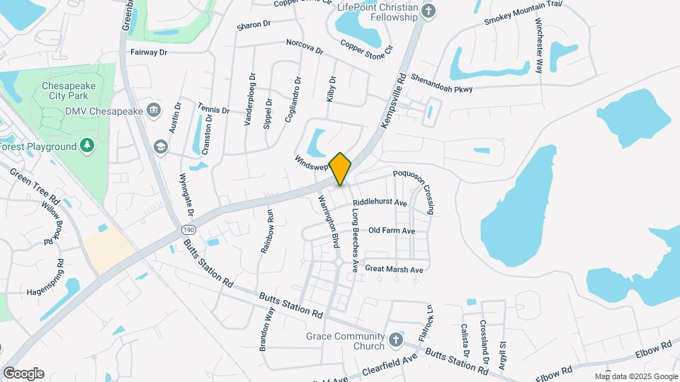 1136 Winsford Ln Map and Location Details