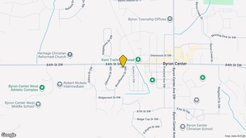 8421 Woodhaven Dr SW Map and Location Details