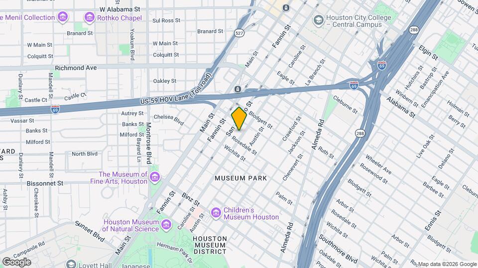4820 Caroline St, Unit Apt 306 Map and Location Details
