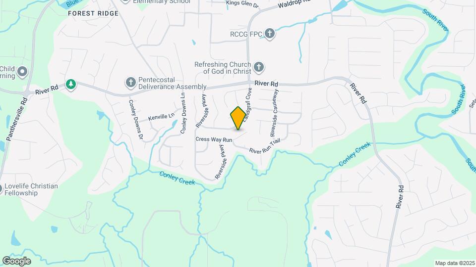 3973 Cress Way Run Mapa y Detalles de la Ubicación