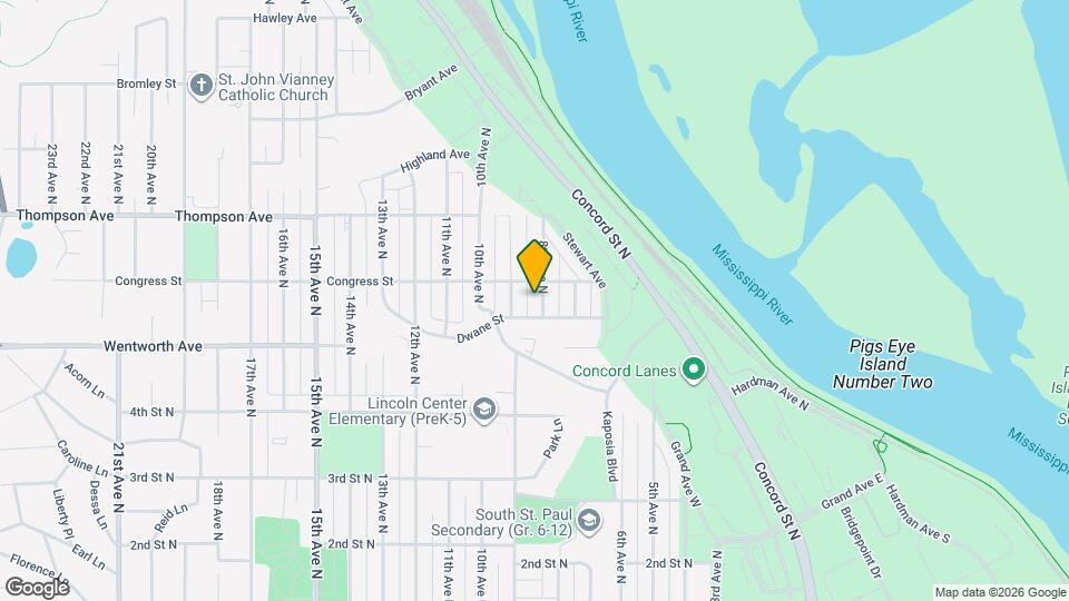 513 8th Ave N Map and Location Details