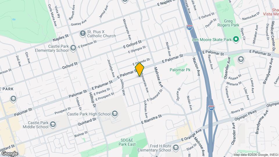 162 E Paisley St, Unit A Mapa y Detalles de la Ubicación