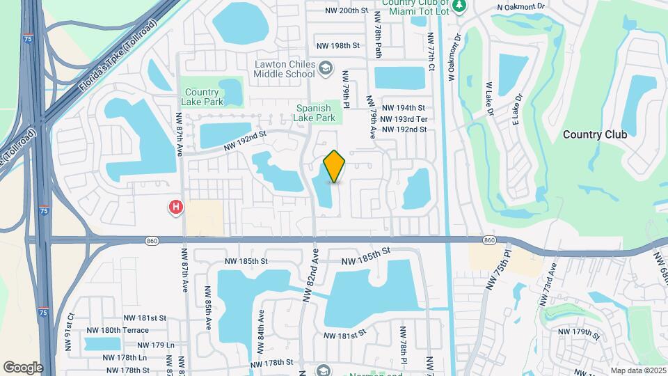 18922 NW 80th Ct Map and Location Details