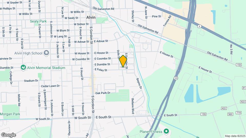507 E Foley St Map and Location Details
