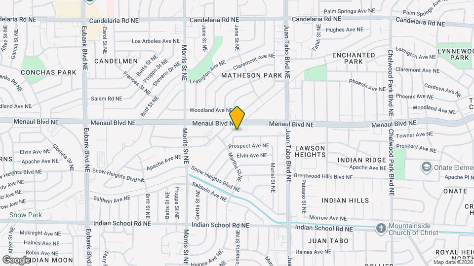 10805 Towner Ave NE Map and Location Details