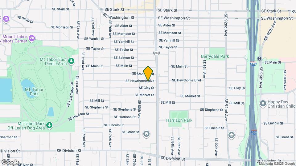 8066 SE Hawthorne Blvd Map and Location Details