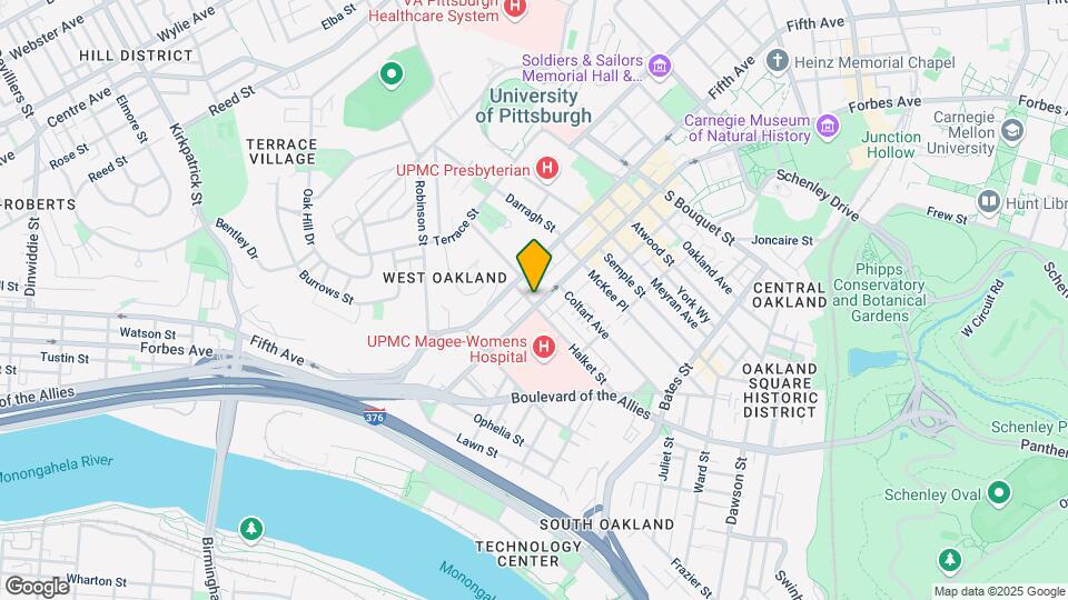 Forbes Avenue Suites Mapa y Detalles de la Ubicación