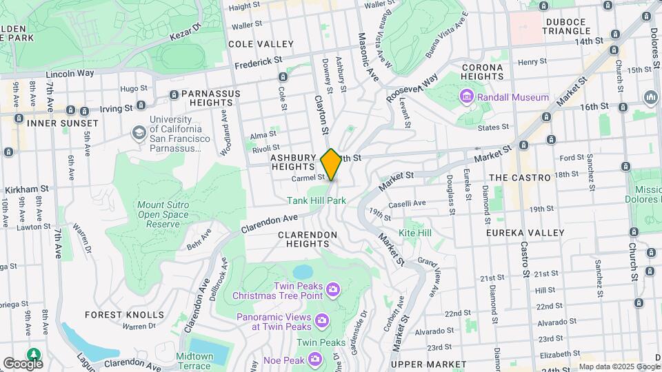 28 Twin Peaks Blvd Map and Location Details