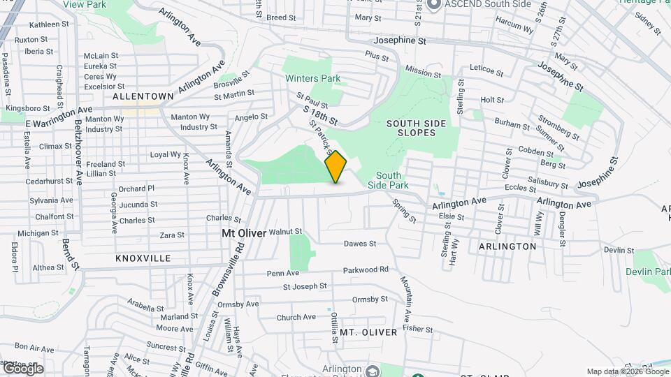 1831 Arlington Ave Map and Location Details