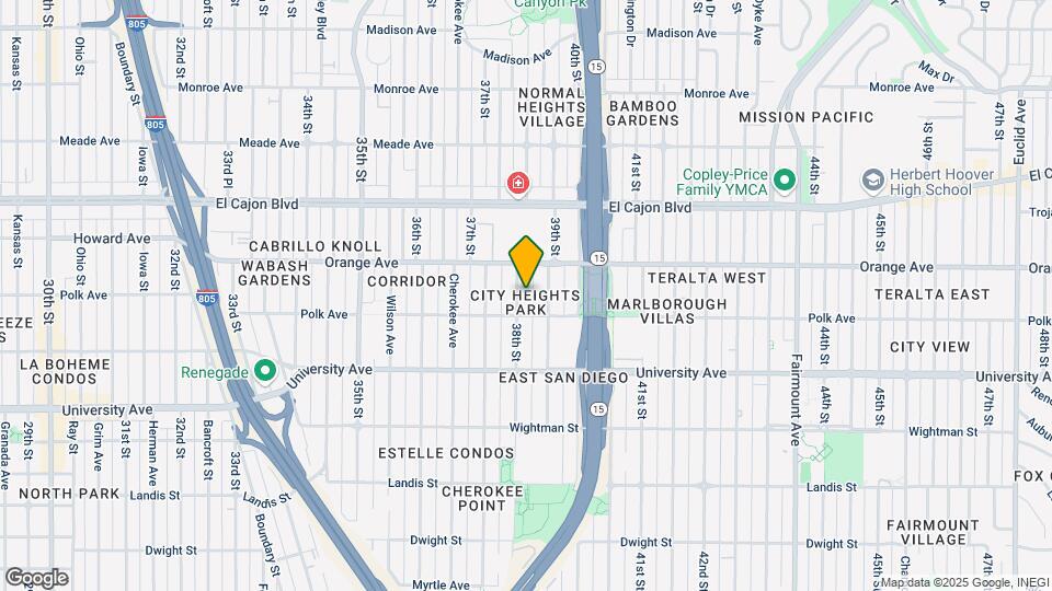 4135 38th St Map and Location Details