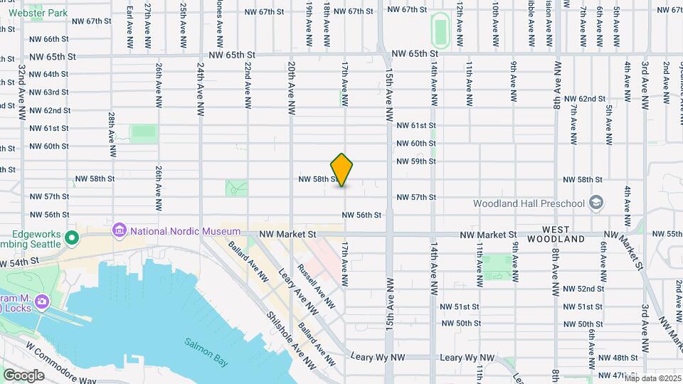 5701 17th Ave NW Mapa y Detalles de la Ubicación