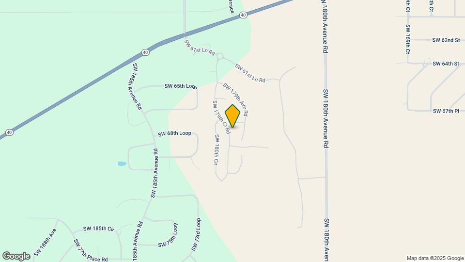 6889 SW 179th Ct Rd Map and Location Details