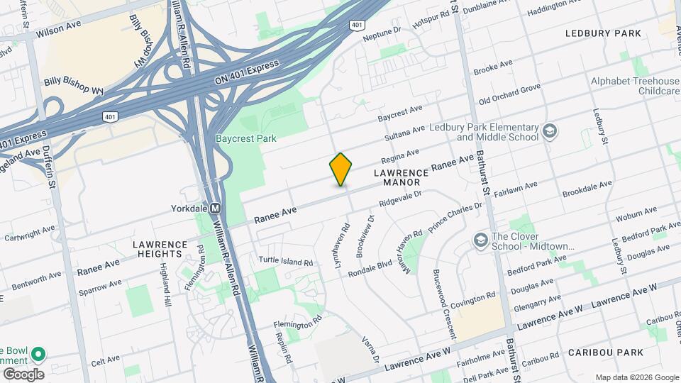 128 Ranee Ave Map and Location Details