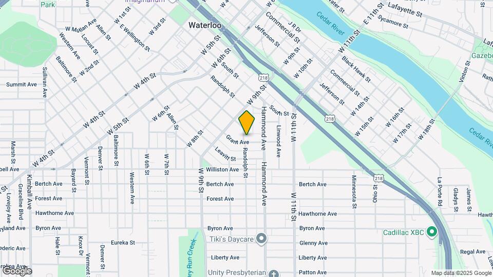 1301 Grant Ave Map and Location Details