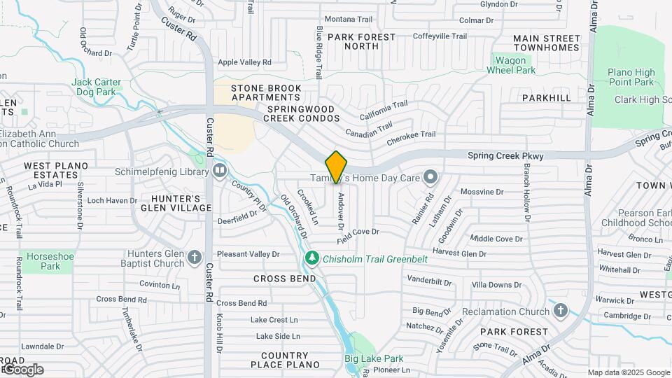 5021 Andover Dr Map and Location Details