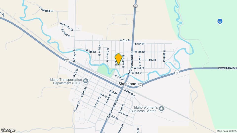 302 N Birch St, Unit Apt 4 Map and Location Details