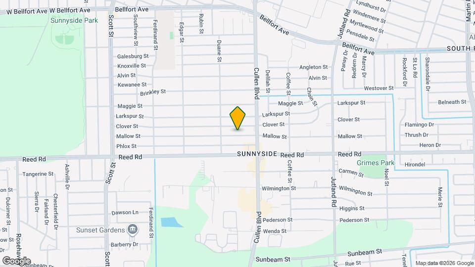 4633 Mallow St Map and Location Details