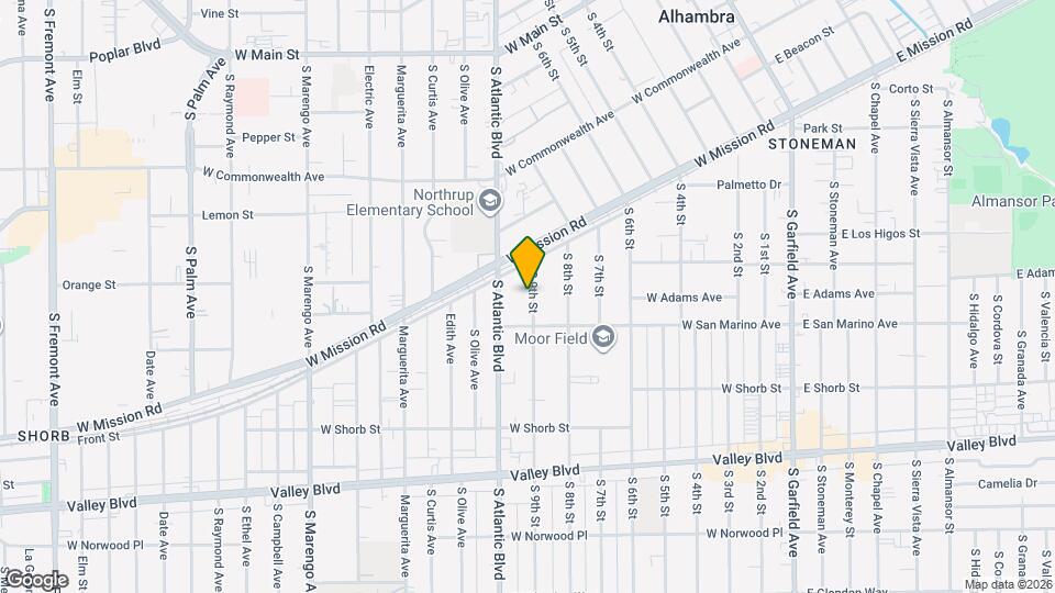 805 S 9th St Mapa y Detalles de la Ubicación