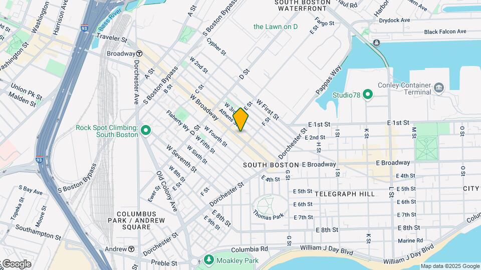 396 W Broadway Map and Location Details