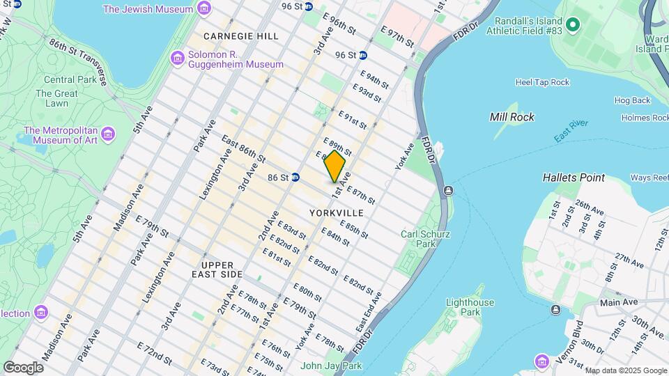 1663 1st Ave Mapa y Detalles de la Ubicación