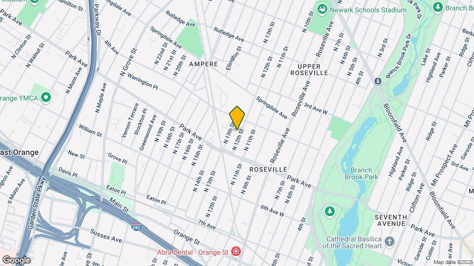 166 N 12th St, Unit 3 Map and Location Details