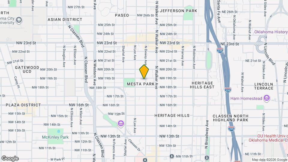 606 NW 19th St Mapa y Detalles de la Ubicación