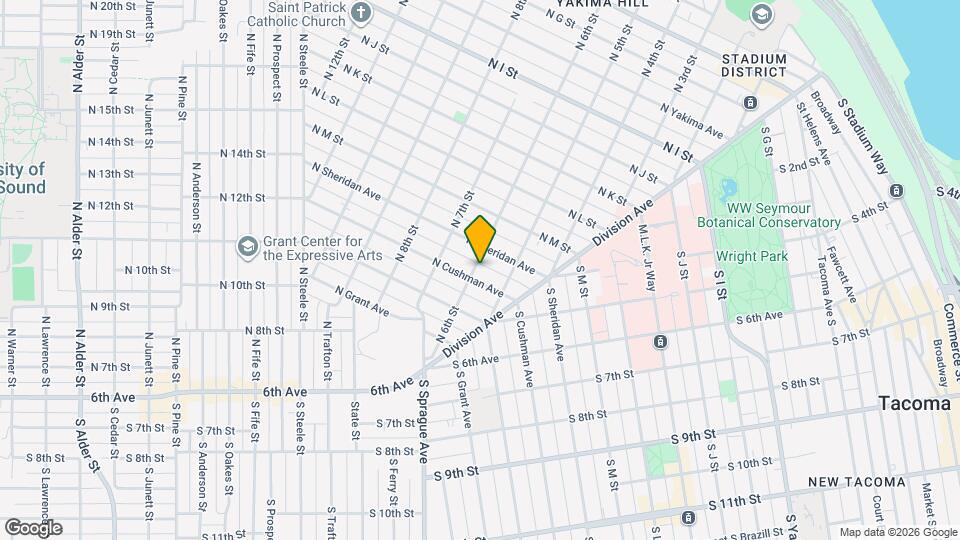 1414 N 6th St Map and Location Details