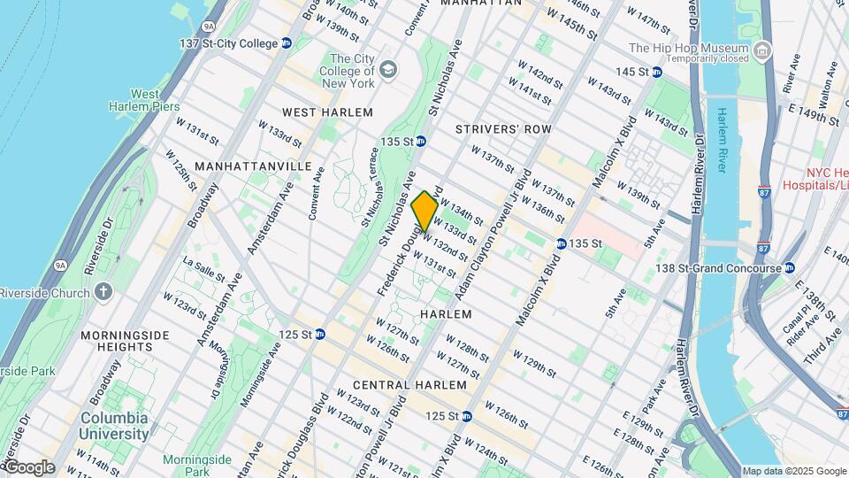276 W 132nd St Map and Location Details