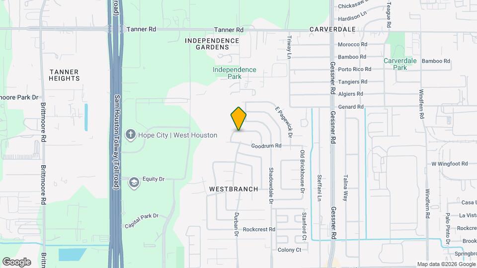 10523 N Newpark Dr Map and Location Details