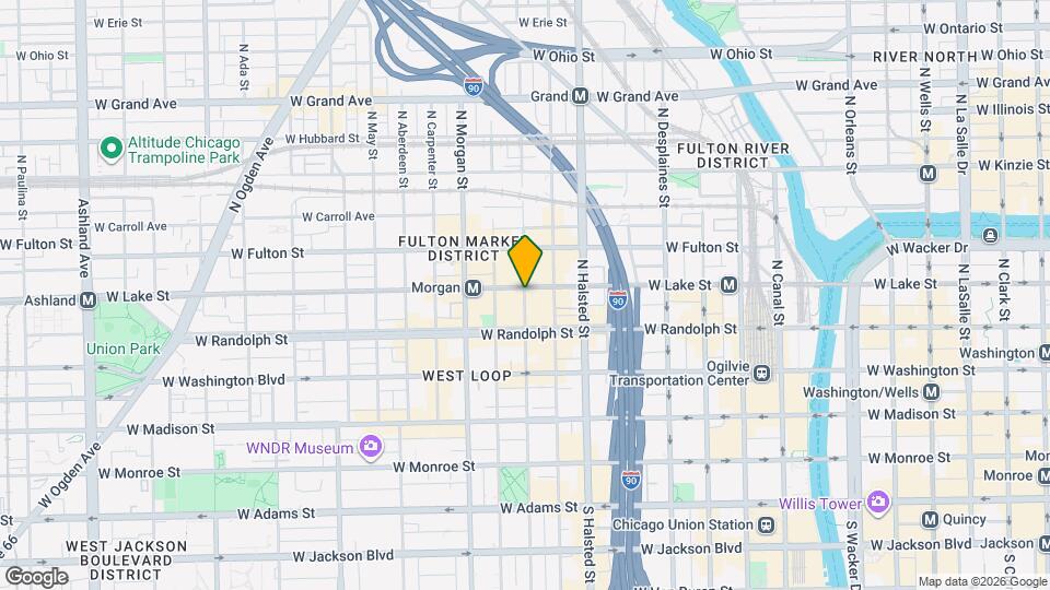 184 N Peoria St Mapa y Detalles de la Ubicación