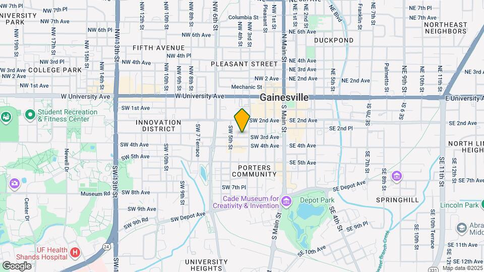 318 SW 3rd Ave Map and Location Details
