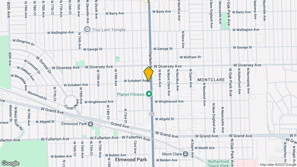 2646 N Harlem Ave Map and Location Details