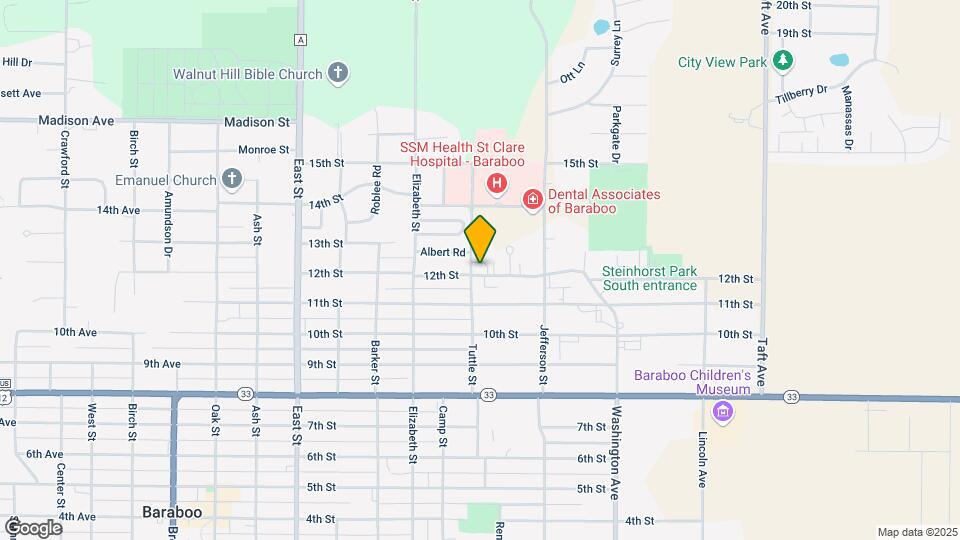 703 12th St Map and Location Details