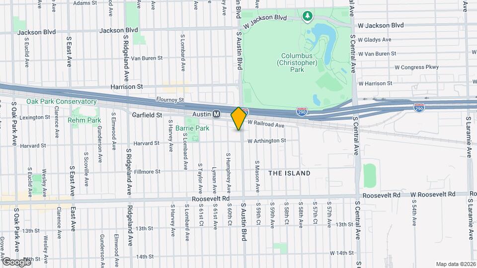 824 S Austin Blvd, Unit 824 S. Austin Blvd unit 1 Map and Location Details