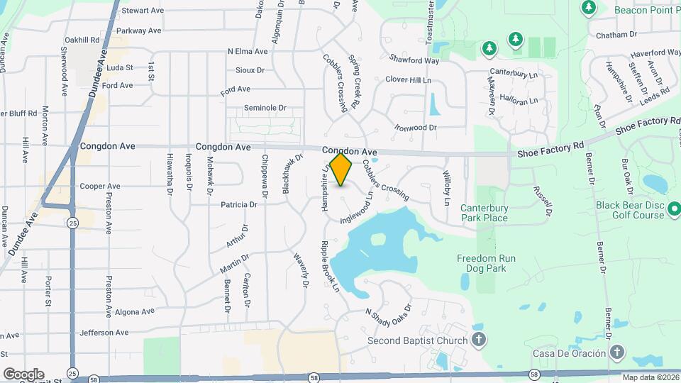 920 Fairfax Ct Map and Location Details