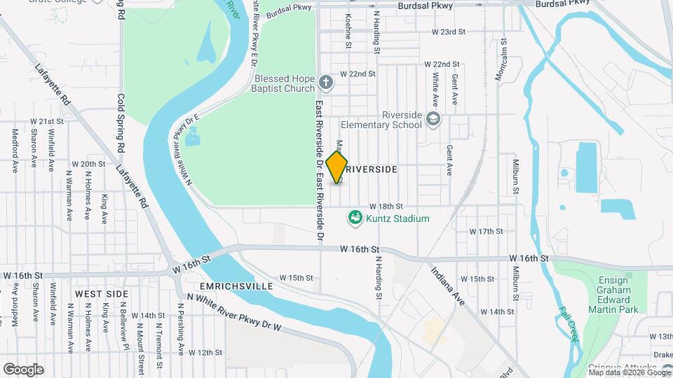 1826 Mansfield St Mapa y Detalles de la Ubicación